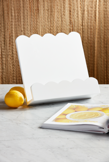 Mud Pie Scalloped Cookbook Holder | Cornell's Country Store