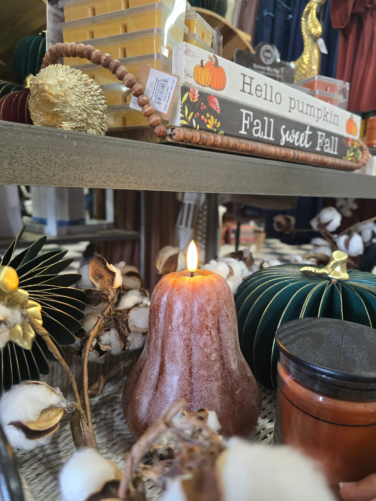 flameless gourde candle