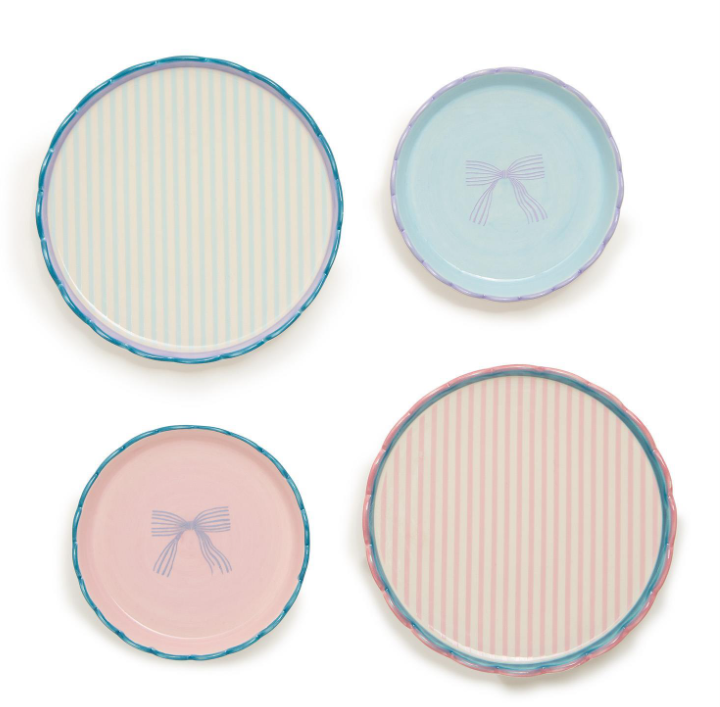 Handmade scalloped trinket trays for jewelry, keys, or coins