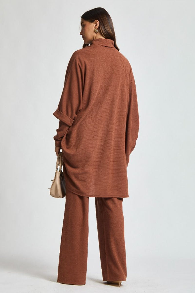 Women’s 3-piece travel set in chestnut by Dear Scarlett