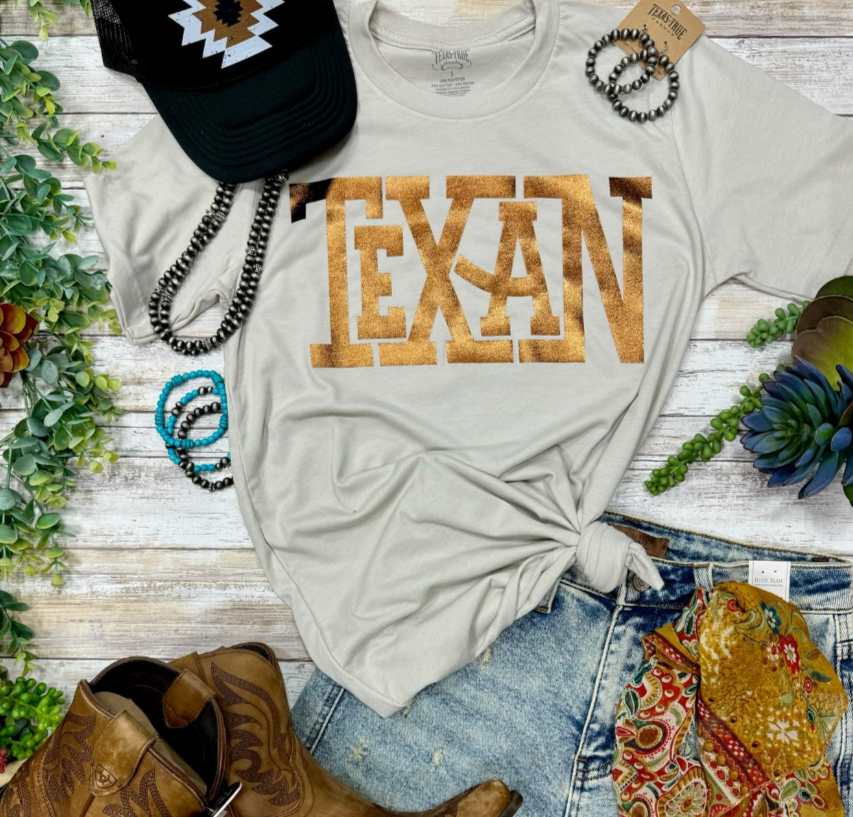 Texan Foil Graphic Tee | Cornell's Country Store