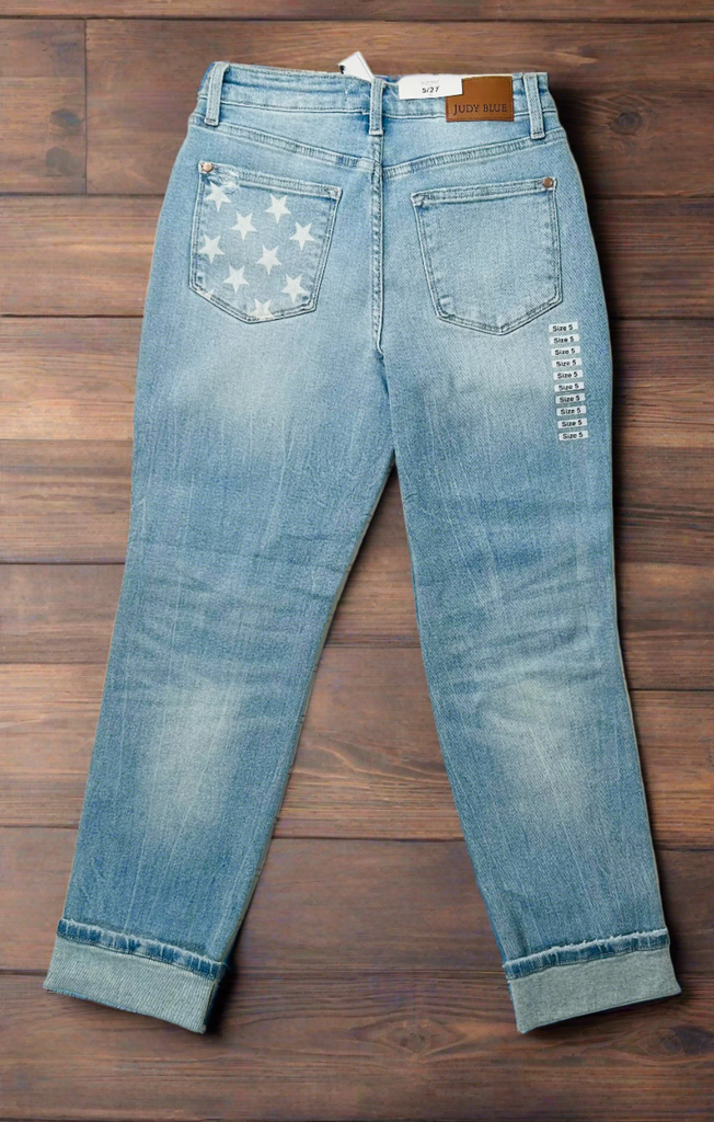 Judy Blue Americana Cuff Jean | Cornell's Country Store