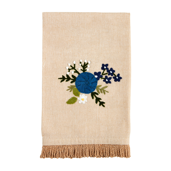 Mud Pie Floral Embroidery Towels | Cornell's Country Store