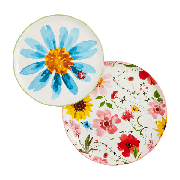 Mud Pie Floral Nested Platter Set | Cornell's Country Store