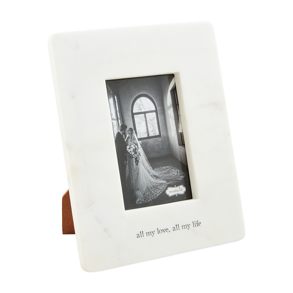 Mud Pie All My Love Marble Frame | Cornell's Country Store