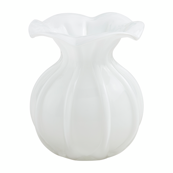 Mud Pie Small Ruffled Glass Vase | Cornell's Country Store