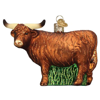 Old World Christmas Highland Cow Ornament | Cornell's Country Store