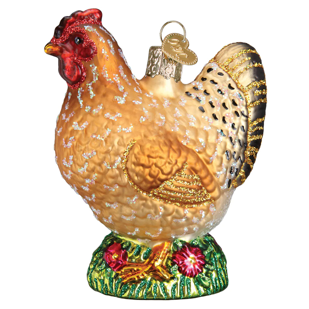Old World Christmas Spring Chicken Ornament | Cornell's Country Store