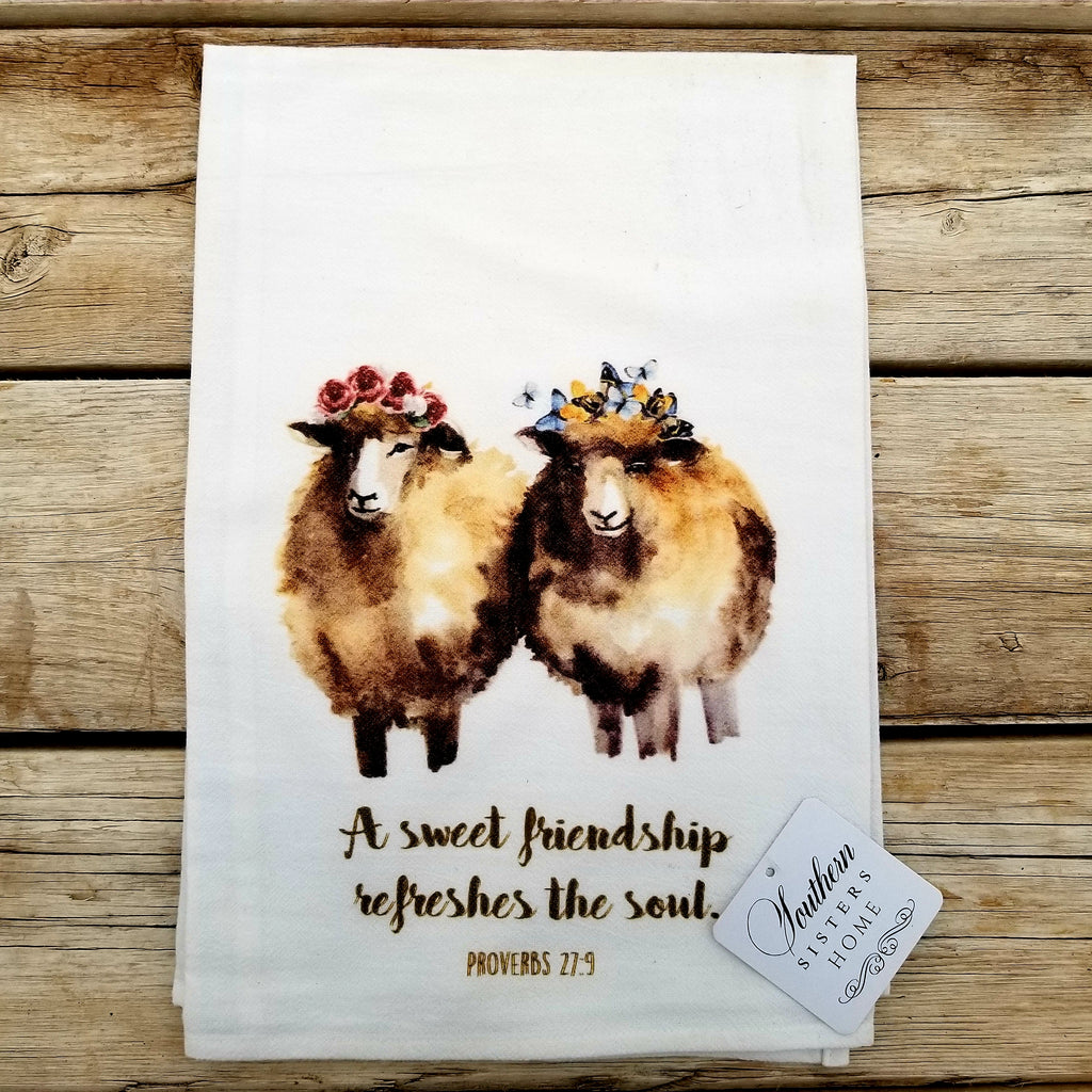 Luxury Flour Sack Towels with Proverbs