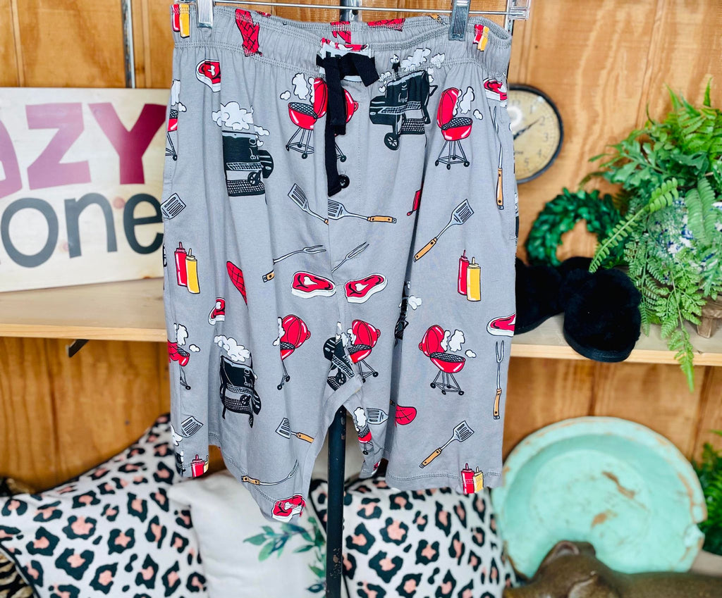 Lazy One Men's Grillin' Pajama Shorts | Cornell's Country Store