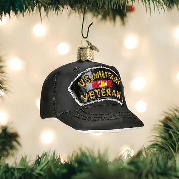 Old World Christmas Veteran Cap Ornament | Cornell's Country Store