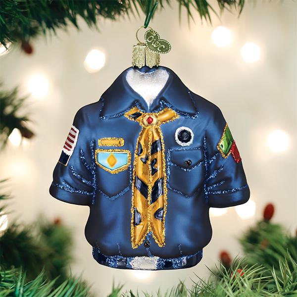 Old World Christmas Scout Uniform Ornament | Cornell's Country Store