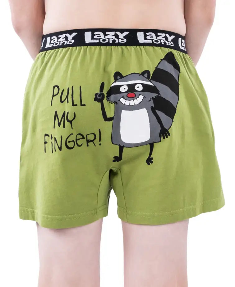 Lazy One Pull My Finger Kids Boxers | Cornell's Country Store