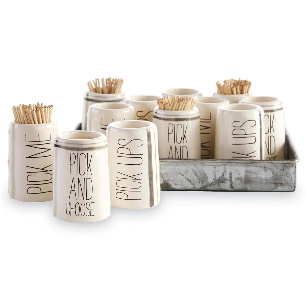 Mud Pie Toothpick Holder | Cornell's Country Store