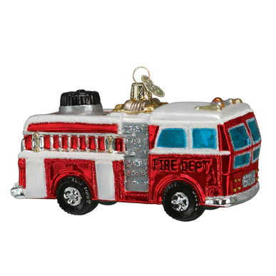 Old World Christmas Fire Truck Ornament | Cornell's Country Store
