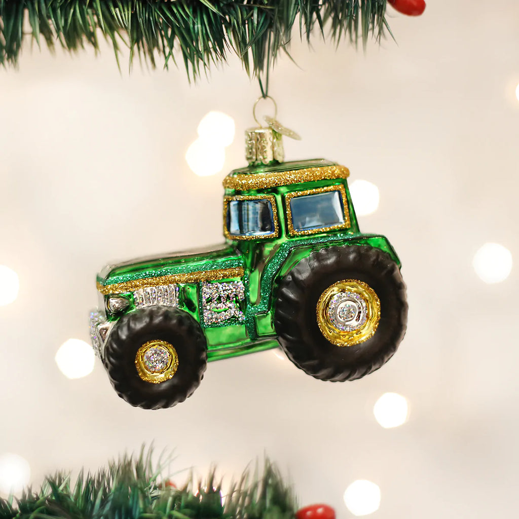 Old World Christmas Tractor Ornament | Cornell's Country Store