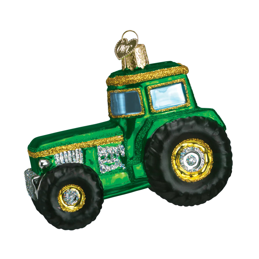 Old World Christmas Tractor Ornament | Cornell's Country Store