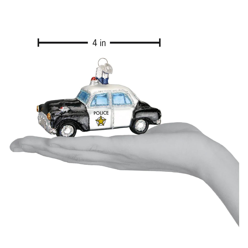 Old World Christmas Police Car Ornament | Cornell's Country Store
