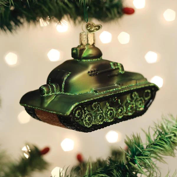 Old World Christmas Military Tank Ornament | Cornell's Country Store