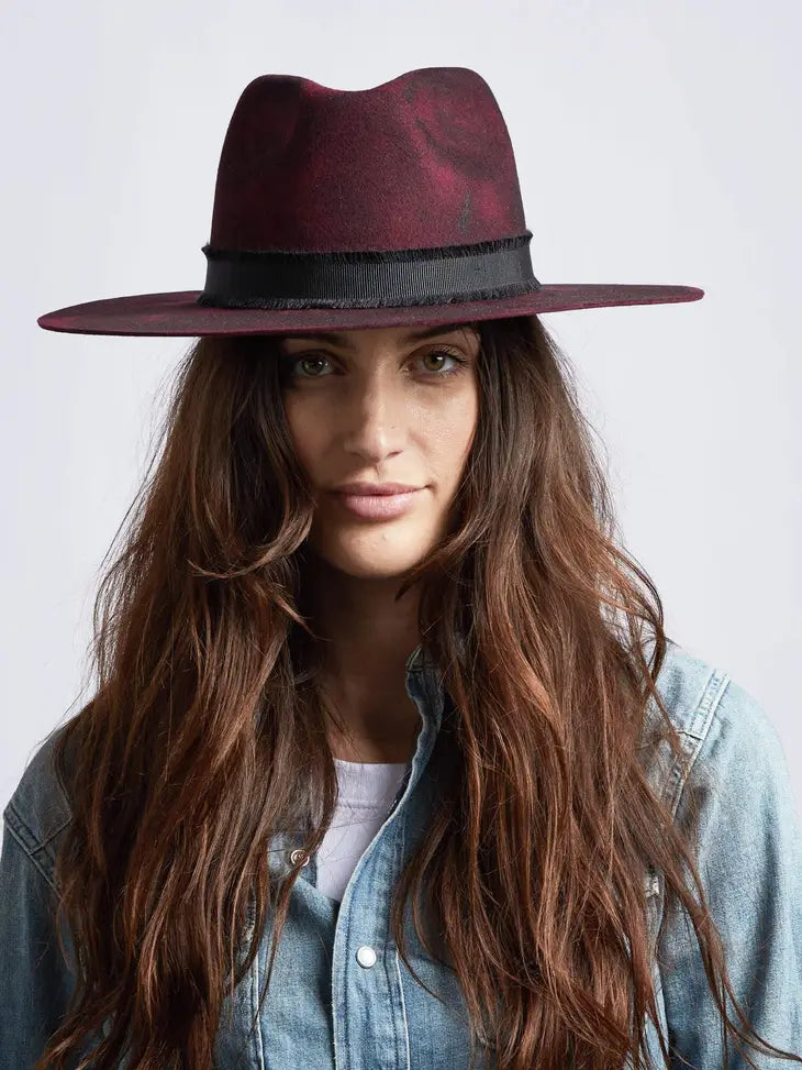 American Hat Makers Bordeaux Plum Fedora | Cornell's Country Store