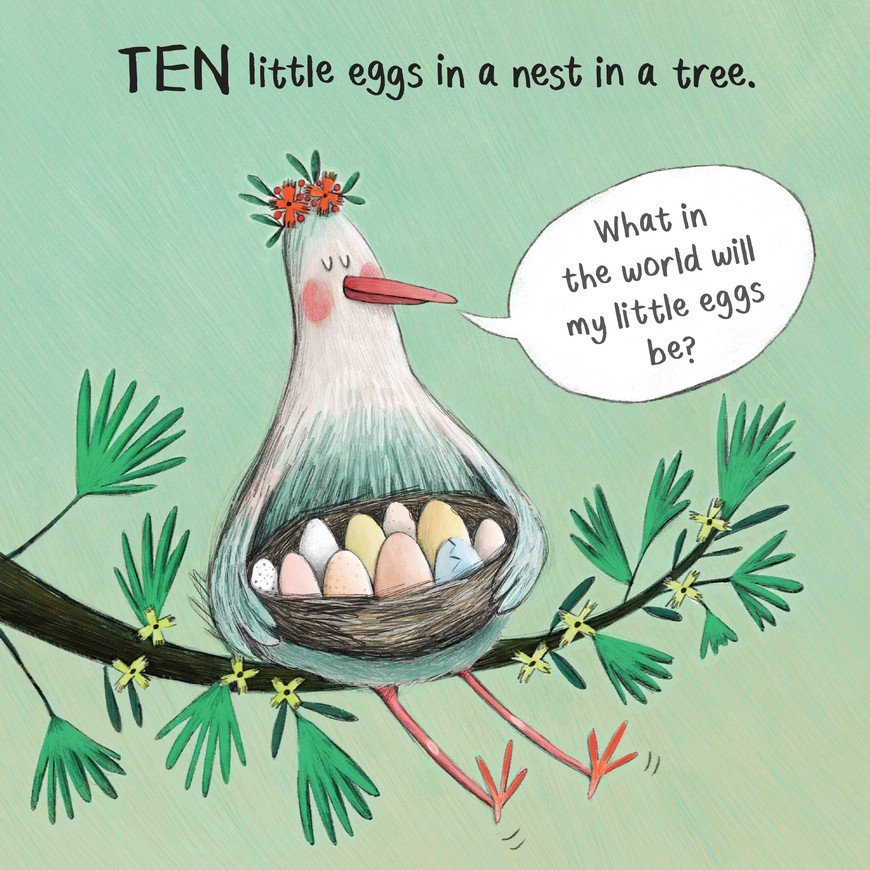 Ten Little Eggs Book | Cornell's Country Store