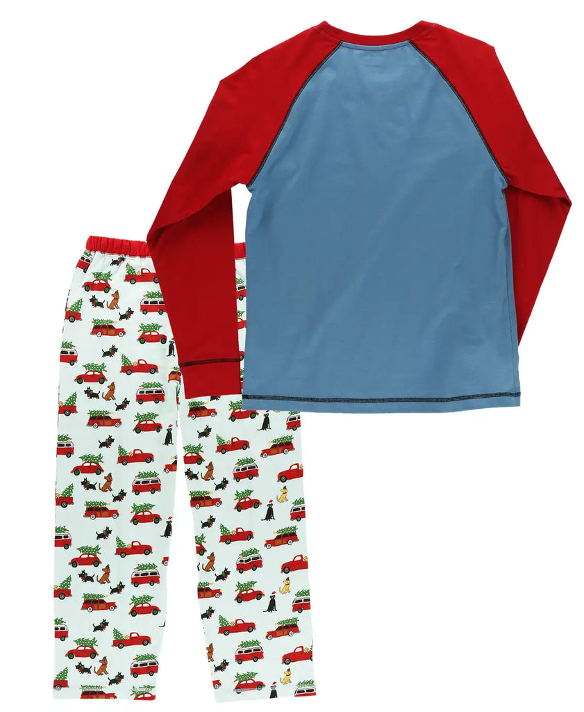Lazy One Christmas Cars PJ Set | Cornell's Country Store