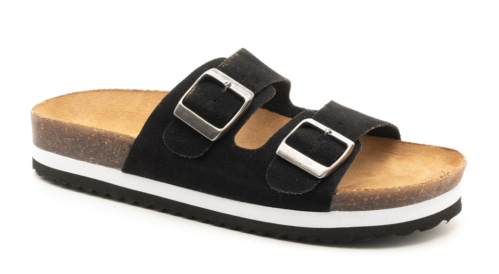Corkys Beach Babe Adjustable Sandals - Black | Cornell's Country Store