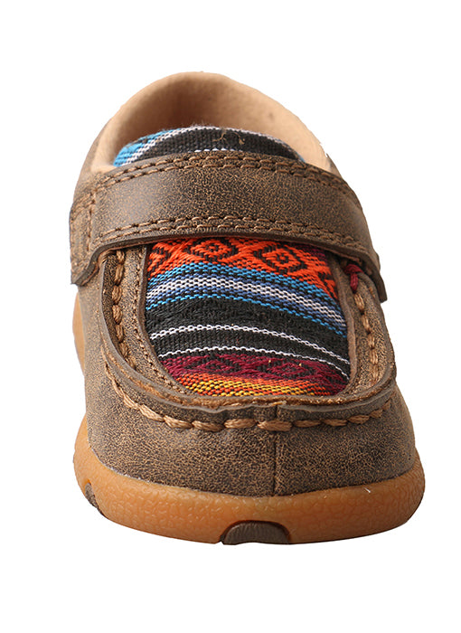 Twisted X Infant Driving Moccasins – Bomber/Multi Serape