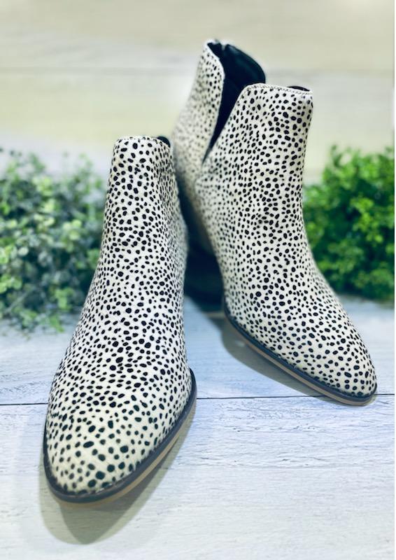 Corkys Bessie Booties - White Speckled | Cornell's Country Store