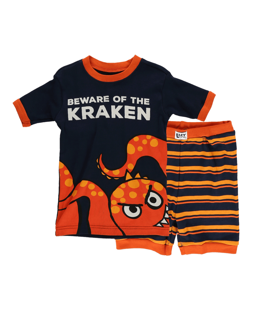 Lazy One Kraken Kids Short PJ Set | Cornell's Country Store