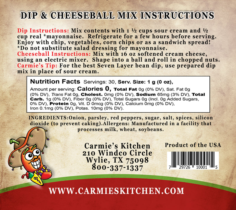 Carmie's Manana Mexican Dip | Cornell's Country Store