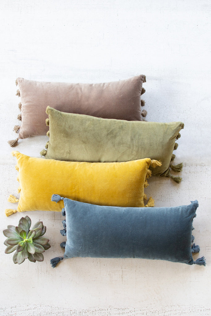 Velvet Lumbar Pillow | Cornell's Country Store