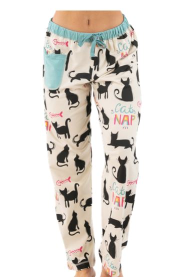 Lazy One Cat Nap Blue Pj Pants | Cornell's Country Store