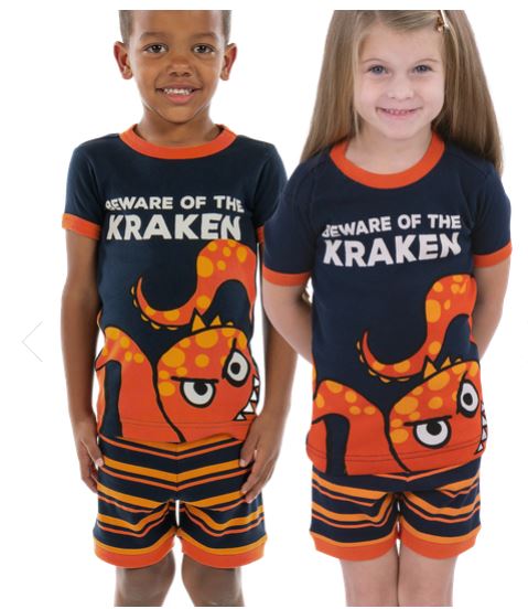 Lazy One Kraken Kids Short PJ Set | Cornell's Country Store