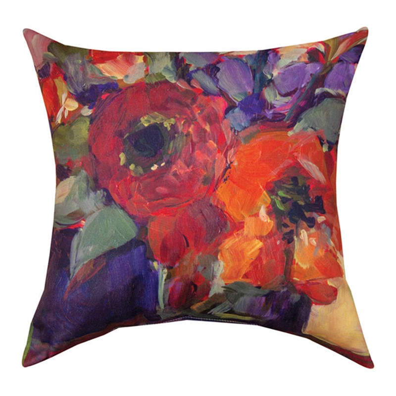 Floral Workshop Poppys Climaweave Pillow | Cornell's Country Store
