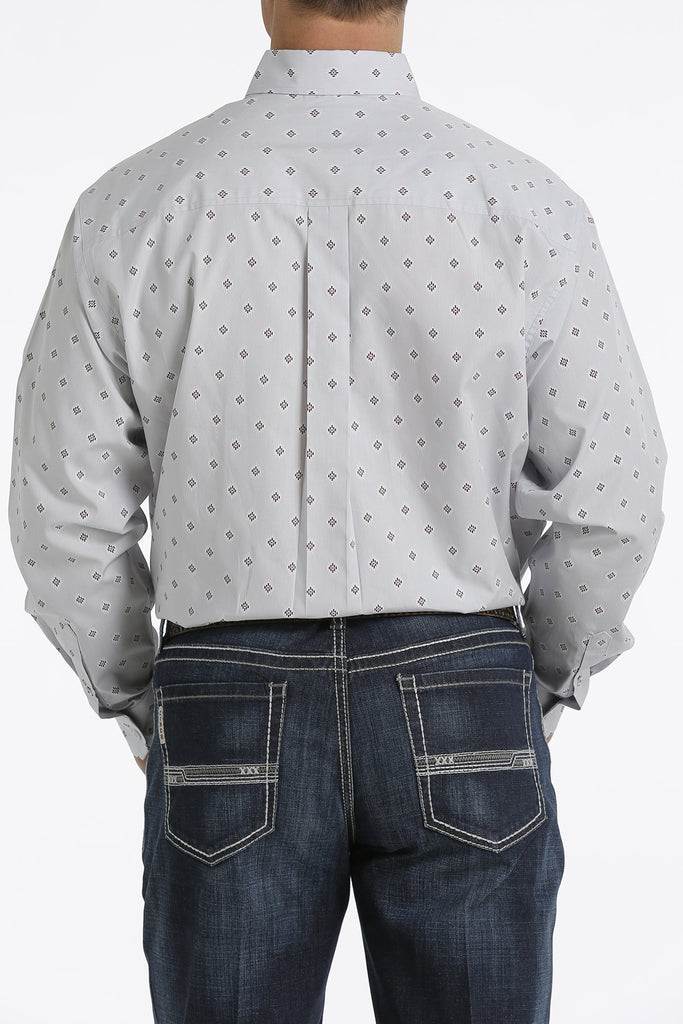 Cinch Men's Long Sleeve Print Button Down Western Shirt