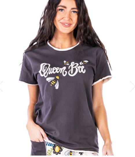 Lazy One Queen Bee PJ Tee | Cornell's Country Store