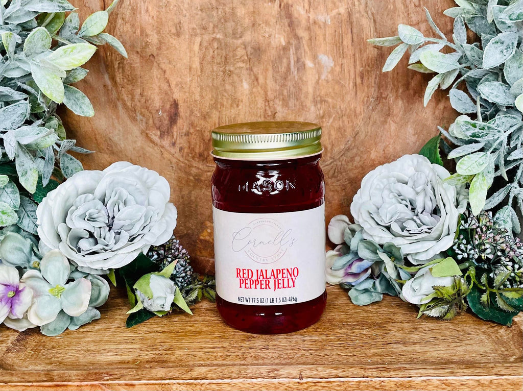 Red Jalapeno Pepper Jelly | Cornell's Country Store