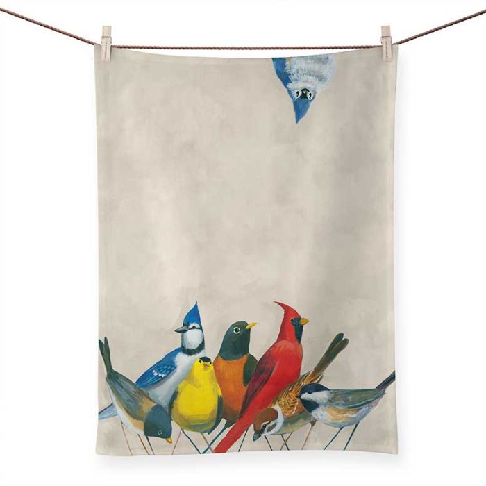 Greenbox Art Songbirds Tea Towel | Cornell's Country Store 